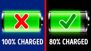 شارژ گوشی بین 30 درصد تا 80