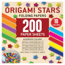 کاغذ اوریگامی استار کد 101520 بسته 200 عددی