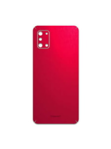 برچسب پوششی ماهوت مدل Matte-Warm-Red مناسب برای گوشی موبایل سامسونگ Galaxy A31