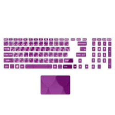 استیکر لپ تاپ صالسو آرت مدل 19 hk به همراه برچسب حروف فارسی کیبورد