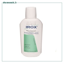شامپو سبوس برنج ایروکس مناسب موهای خشک و رنگ شده 200 گرم                            IROX Rice Extract for dry hair 200 g