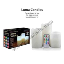 شمع ریموت دار 3 تایی Luma Candle